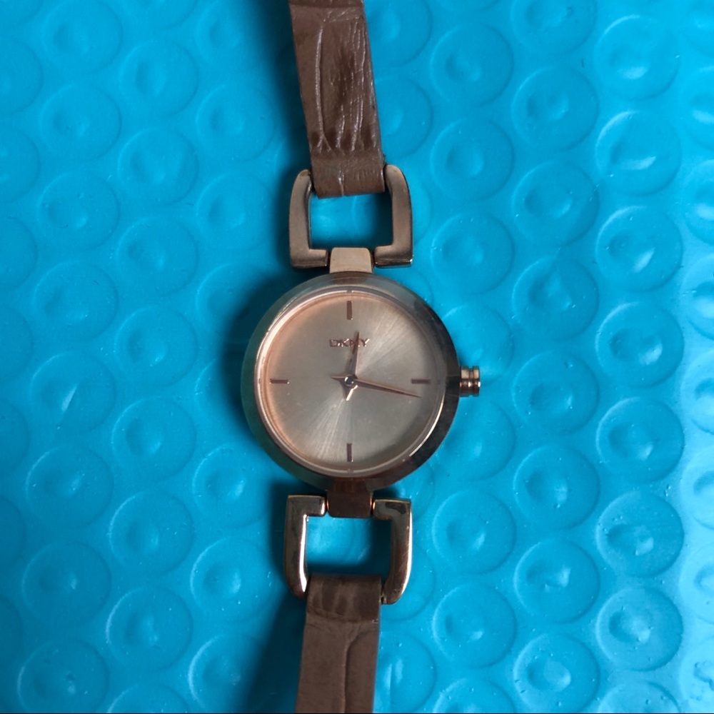 Light Brown Leather DKNY Watch